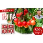 ショッピングふるさと納税 さくらんぼ ふるさと納税 先行受付 さくらんぼ【 南陽 】800g（200g×4）L-LLサイズ混合  サクランボ チェリー フルーツ 果物 果物類 ギフト 北海道 仁.. 北海道仁木町