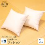 白州洗いの羽毛クッション 2個セット 羽毛クッション