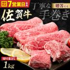 牛肉切り落とし 佐賀牛 計1kg