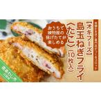 ショッピングふるさと納税 玉ねぎ ふるさと納税 おうちで練物屋の揚げたてが楽しめる − 島玉ねぎフライ(たこ) １０枚入 （ご自宅用）− 兵庫県南あわじ市
