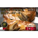 ふるさと納税 【12/21迄年内発送・選べる配送月】〈五つ星しょうご選定品〉黒豆チーズケーキ 丹波栗チーズケーキ （2種 4号）黒豆 栗 AR05 兵庫県丹波篠山市