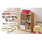 1cmピッチで棚板ダブル調整できる収納