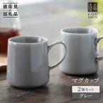 マグカップ 2個セット グレー コーヒーカップ