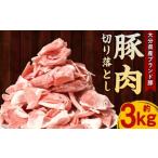 ふるさと納税 大分県産 ブランド豚 豚肉 切り落とし 約3kg 約500g×6P 大分県竹田市