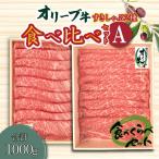 オリーブ牛すきしゃぶ二種食べ比べセットA