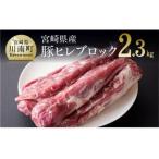 ふるさと納税 豚肉 【令和8年4月発送】宮崎県産豚ヒレブロック５本（合計約2.3kg） 豚肉 宮崎県川南町