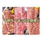 下野牛 定期便3回コース 配送月 2月 6月
