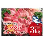 本マグロ 養殖 トロ&赤身セット 3kg