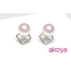 akoya ちいさなスクエアピアス K14WG