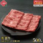 脂身少なめ 佐賀牛 ももスライス 500g