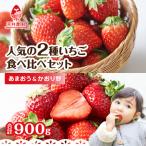 の2種いちご食べ比べセット あまおう450g