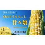 ふるさと納税 【先行予約】数量限定！リピーター続出！！とうもろこし★甘々娘★ おすすめ コーン トウモロコシ かんかんむすめ 採れたて 新鮮 .. 静岡県袋井市