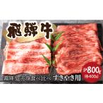 飛騨牛 赤身 霜降り食べ比べ 牛しゃぶ 計800g
