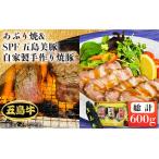 五島牛あぶり焼400g&五島美豚焼豚200g