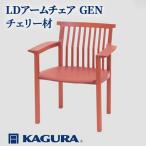 椅子 チェア LDアームチェア GEN チェリー材