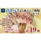 ふるさと納税 干物 魚 一夜干し 沼津の幸 豪華 7種類 セット 干物 真あじ 干物 金目鯛 干物 かます 干物 スルメイカ 赤魚 サバ (H) 静岡県沼津市