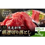 厳選 くまもと黒毛和牛 切り落とし 3kg