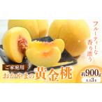 ご おかやまの黄金桃 大玉3玉 桃