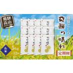 全12回 令和7年産 飛騨コシヒカリ 白米 5kg