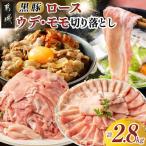 黒豚ロース&ウデモモ切り落とし2.8kg