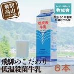 低温殺菌牛乳6本 乳製品 美味しい牛乳 DF003