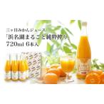 ふるさと納税 三ヶ日みかんジュース「浜名湖まるごと純粋搾り」720ml 6本【静岡 三ヶ日 みかん ジュース】 静岡県浜松市