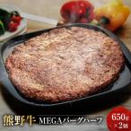 熊野牛 MEGAバーグハーフ 650g×2個