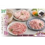 ブランド豚 綾ぶどう豚 しゃぶしゃぶセット 1.2kg