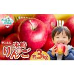 ふるさと納税 りんご 米崎りんご 3kg 品種 サンふじ 産地直送  岩手県陸前高田市