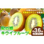 ふるさと納税 キウイフルーツ キウイ【先行予約】紀の姫キウイフルーツ約3.6kg（20〜27玉入）JAわかやま 紀の里地域本部 《2026年1月上旬-2.. 和歌山県紀の川市