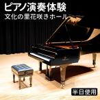 ピアノ演奏体験 文化の里花咲きホール半日使用