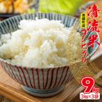 清流米 コシヒカリ 3kg×3袋