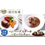 ハンバーグステーキ ビーフシチュー 各6個