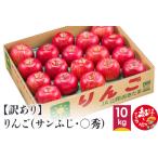 ふるさと納税 【訳あり】りんご(サンふじ・〇秀) 10kg 山形県産 フルーツ 果物 林檎 リンゴ 【2025年11月下旬-12月上旬発送予定】 山形県白鷹町