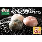 たんちょう杵つき 三色餅 5個×6パック