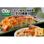 ふわふわ穴子の棒寿司 3本セット 冷凍寿司
