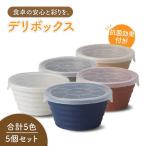 デリボックス 保存容器 5個セット 食器 うつわ