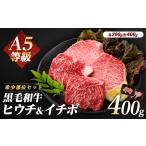 ふるさと納税 希少部位 ヒウチ＆イチボ A5等級鹿児島県産黒毛和牛食べ比べステーキ カミチク IB112-009 牛肉 牛肉  鹿児島県指宿市