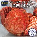ふるさと納税 オホーツク海産 浜茹で毛ガニ 約550g×1杯 ( 海鮮 かに カニ 蟹 毛ガニ ボイル 贈答 ギフト )【113-0012】 北海道北見市