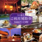 新潟 宿泊 弥彦温泉 ご利用補助券 3 000円分3枚