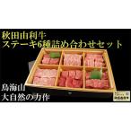 秋田由利牛 ステーキ6種詰め合わせセット
