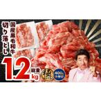 ふるさと納税 【3パック】味付け 黒毛和牛切り落とし 1.2kg 小分け 400g×3 訳あり 部位不揃い 特別寄附金額 大阪府泉佐野市