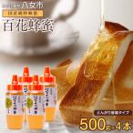 ふるさと納税 かの蜂 国産 百花蜂蜜 2kg（とんがり容器500g×4本） 024-083 福岡県八女市