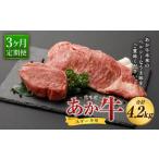 牛肉 ヒレ 定期便 3ヶ月 熊本産 あか牛 ステーキ