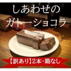 ふるさと納税 【訳あり】 しあわせの ガトーショコラ 2本入り（箱なし・ご家庭用）＜離島は配送不可＞ チョコ ケーキ スイーツ バター 卵 長野県佐久市