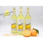 毛呂山ワイン ゆず 720ml×3本セット