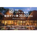 ふるさと納税 星野リゾート リゾナーレ那須 宿泊ギフト券(30,000円分)| 宿泊 旅行 チケット 宿泊券 旅行券 観光 国内旅行 那須 栃木県 那須町.. 栃木県那須町