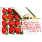 ふるさと納税 ティッシュボックス用特別仕様の桐箱入りプレミアムあまおう あまおうEX400g×1パック 3LA3 福岡県東峰村