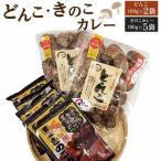 乾しいたけ どんこ100g×2 と豊後きのこカレー 5パック セット