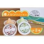 やしろ農園の椿メロンアイス2色入り8個セット